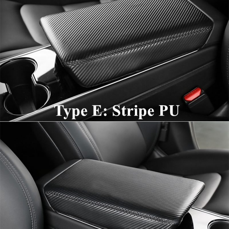 Tesla Console Armrest Cushion - Scratch Resistant Faux Leather | Model 3 & Y